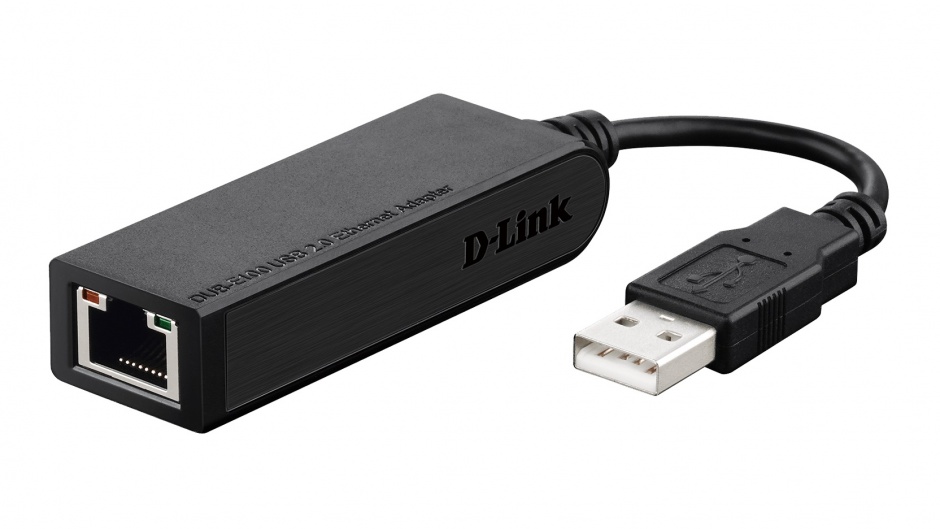Adaptor USB 2.0 la RJ-45 T-M, D-LINK DUB-E100 conectica.ro